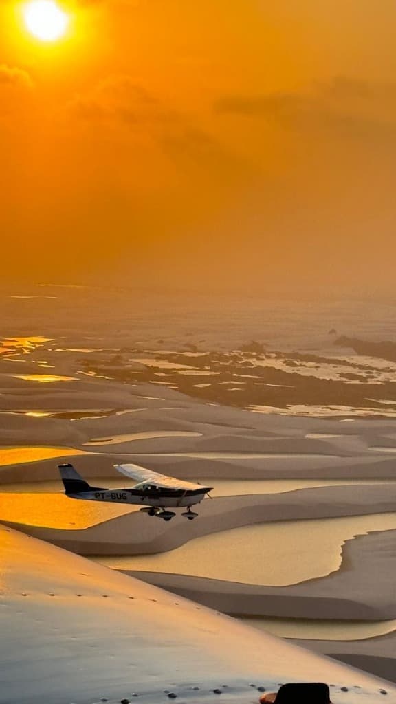 Pôr do sol nos Lençóis